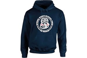 Hippowarehouse Cobra Kai Strike First - Strike Hard Unisex Hoodie Hooded top (Specific Size Guide in Description)