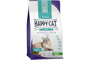 Happy Cat 70607 - Sensitive Schonkost Niere - nierenschonendes Katzen-Trockenfutter mit Geflügel - 1,3 kg Inhalt
