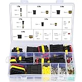 HSEAMALL Wasserdicht Schnellverbinder, Kabel Steckverbinder Stecker,1/2/3/4/5/6 Stift mit Kfz-Flachsicherungen 240 Pieces
