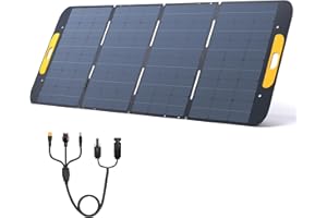 VTOMAN VS400 Portable Solar Panel 400W 43V - 25% Efficiency Foldable Solar Panel, IP67 Waterproof, MC4 Anderson XT60 DC5521 Adapters & Adjustable Kickstands, Off-Grid Power for Home, Camping