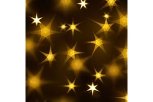 Blulu 18 Blatt 3D-Sternen-Effekt Folie 30 x 20 cm Hologrammfolie Sterneffektfolie PVC Sternfolie Lichteffekt-Folie zum Basteln Laternen Windlichter mit Sterneneffekt Fensterfolie für Dekoration DIY