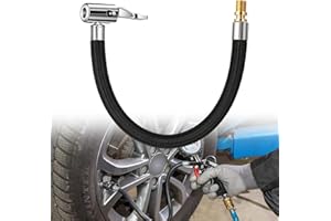 Miayical Gonfleur Pneu d'extension 35cm Cordon Adaptateur Schrader de Valve de Pneu Extension de Pompe Voiture Tube d'extension de Gonfleur de Pneu Gonflage Tuyau pour Voiture Moto Vélo