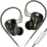 erjigo KZ DQS Dinamik S&uuml;r&uuml;c&uuml; Yarı A&ccedil;ık HiFi Ses Kulak İ&ccedil;i Kulaklıklar/Kulaklıklar/Kulaklıklar, KZ Ekstra Bassy Davulcusu Kula