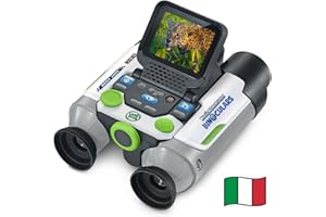 VTech Video Binocolo Interattivo, Binocolo Bambini con 6 Modalità di Gioco, Schermo LCD a Colori, Oltre 700 Contenuti BBC Integrati, Visione Notturna, Lingua Italiana, Batterie Incluse, 5-12 Anni