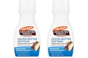 SERENETOUCH Palmer's Cocoa Butter Formula Body Lotion 250ml – Pack of 2. Deep Hydration with Vitamin E for Dry Skin. Smoothes, Tones & Softens. Dermatologist Recommended