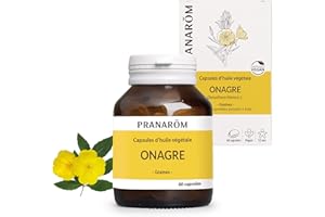 Pranarôm Capsules d'Huile Végétale Onagre 60 Capsules