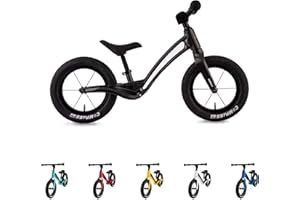 Hornit AIRO+ | Federleichter Magnesium-Rahmen Kinder-Laufräder | Hinterradfederung | 3,2kg | 1,5 bis 5 Jahre |