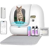 PETKIT PURA MAX 2 Kendi Kendini Temizleyen Kedi Kumu Tepsisi, &Ccedil;ok Kedili Kullanım i&ccedil;in Uygulama Kontrollu Otomatik Kedi Kumu 