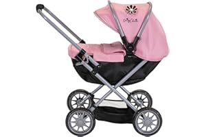Daisy Chain Pocket, Carrozzina per Bambole - Raccomandata per Bambini dai 18 Mesi ai 3 Anni (Classic Pink)