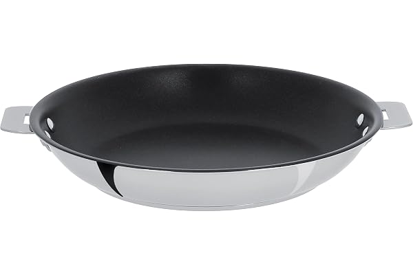 Cristel - P20QMPE - Poêle inox 20cm sans poignée amovible- Anti-adhérent Exceliss+ Collection Casteline