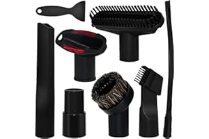 LANSKYLAN 8 Pezzi Accessori Aspirapolvere Spazzole per Aspirapolvere Set di Aspirapolvere Ugello Spazzola Set Spazzole Universale per Aspirapolvere Compatibile con Aspirapolvere Diametro 32mm e 35mm