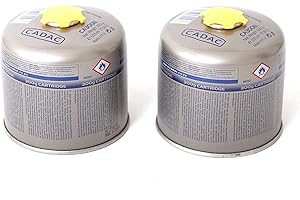 CADAC EN417 Lot de 2 cartouches de gaz 500 g pour réchaud à gaz propane Butan Mix