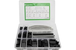 Raogoodcx 710Pcs 2.54mm Dupont Jumper Wire Cable Female Connector with 40 Pin Pitch Single Row Pin Headers,Dupont Male/Female Pin Connector Kit