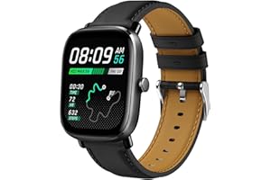 Osinaga Skórzany pasek 20 mm do Amazfit GTS 4 Mini, szybkie zapięcie, skórzany pasek do Amazfit GTS 4/Amazfit GTS 3/Amazfit GTS 2 Mini/Amazfit GTS 2/Amazfit Bip 3/Bip 3 Pro / Bip S/Bip Lite / GTR 42