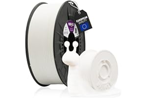 WINKLE Filamento PLA HD 1.75mm Bianco Glaciale, Bobina da 300g, Filamento per Stampante 3D FDM, Precisione Dimensionale +/- 0.05mm, Materiale Biodegradabile Facile da Stampare su Stampanti 3D