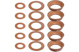 QENETY 5Pcs Leather Sleeves Piston Sleeves, Handle Pump Replacement Parts Piston Sleeves for Handle Pump, Garden Pump, Hand Pump,Type 75 Leather Cuff Hand Pump Replacement Parts