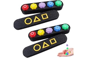 AUNHOKE Gonggi Korean Game, Traditionelles Gonggi Stones Spiel Gonggi Jack Stein für Erwachsene Kinder, Handspiel mit Bunt Steinchen für Koordinationstraining Partyspiele(2 Boxes)