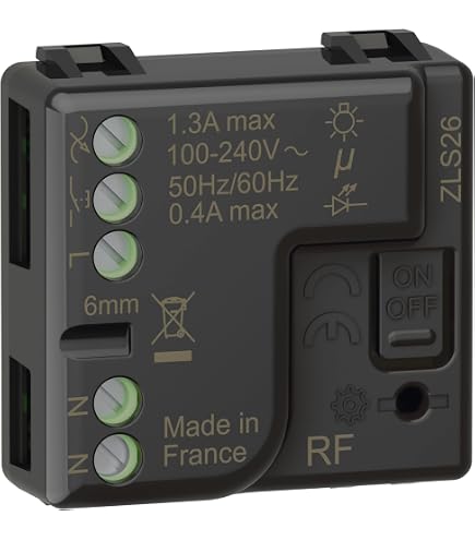 Legrand 064819 Céliane Ersatzring Mit Netatmo – Für Angeschlossene Steckdosen, Schalter Oder Rollladensteuerung – Graphit-Farbe!