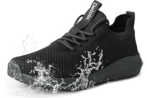 DELOBI Damen Kochschuhe Atmungsaktive rutschfeste Küchenschuhe für Frauen, Bequeme Arbeitsschuhe für Gastronomie, Krankenhaus und Pflege, Leichte Sicherheitsschuhe mit Non-Slip Sohle