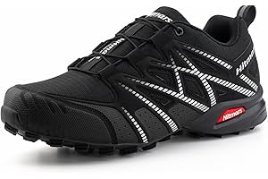 Hitmars Chaussures de Trail Homme Femme Chaussures de Trail Running Baskets Trekking Chaussure de Randonnee Outdoor Antidérapante Respirantes Chaussures de Marche EU 37-47
