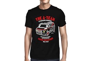 Fancy A Snuggle Mens The A-Team Retro Van T-Shirt