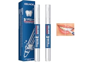 ALELYER Stylo Blanchiment Des Dents,Gel de Blanchiment des Dents, Teeth Whitening Pen,2 Pcs Blanchiment des Dents pour Dents sensibles, Blanchiment Efficace des Dents en Taches Jaunes et Fumées Dents Noires