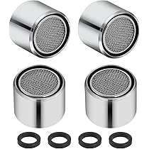 DXLing Perlator Einsätze 16-tlg Set - Strahlregler Für Wasserhähne M22/M24 Mit Schlüssel