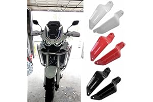 Midimttop Motorcycle Handguards, Hand Guards Wind Cold Handlebar Protector Deflectors for H-onda CRF1100L Africa Twin Adventure Sports X-ADV 750 Parts 2021 2022 2023 (White)