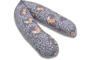 ‎PIC BEAR pic Bear Classic 190cm Stillkissen - hochwertiges Schwangerschaftskissen - anschmiegsames Lagerungskissen aus Baumwolle - schadstofffreies Seitenschläferkissen (100% Jersey Baumwolle, REH)