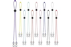 DIUJHUUY 22 Piezas Cordones para Mascarillas Ajustable con Gancho, Cadenas de Máscara Elásticas, Correa de Extensión Mascarillas Protección para Oídos