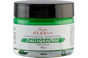 Jacques Herbin 11332T - Encre de calligraphie - vert Japon 40ml