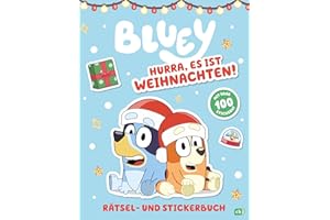 BLUEY – Hurra, es ist Weihnachten! - Rätsel- und Stickerbuch: Mit über 100 Stickern (BLUEY – Beschäftigung, Band 4)