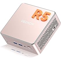 GEEKOM A5 Mini PC con AMD Ryzen 5 7430U,Garanzia 3 Anni |16GB RAM