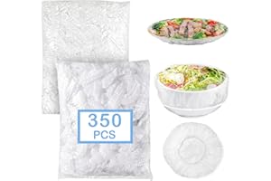 CLDFDC 350 PCS Sacchetto per la Conservazione del fresco dei Cibi,Copri Ciotole Elastiche, Pellicola con Elastico per Alimenti, Sacchetti Plastica Elastici, Cuffia da Doccia, Copriscarpe