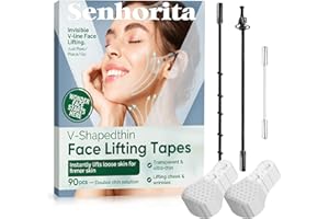 ATUIO 90 Stück Face lifting Tape, Facelifting Aufkleber, Lift Gesicht Aufkleber,Face Lift Sticker,Unsichtbare Dünne Gesicht Aufklebe,Facelifting Klebeband, Makeup Tool zum Verbergen von Gesichtsfalten