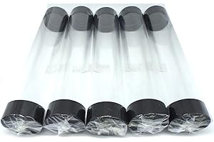 docsmagic.de 5 x Playmat Tube Big Transparent Clear - 7 x 36 cm - Poster Artwork Tapis de Jeu Rouleau de Transport Transparente