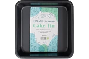 Prochef Essentials Non Stick Square Cake Tin,22 x 22 x 5cm