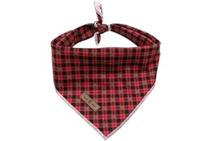 Lionet Paws Christmas Dog Bandana for Small Medium Large Dogs, Cat Dog Kerchief Dog Triangle Bibs Scarf for Girl or Boy