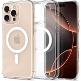 Spigen iPhone 16 Pro ile Uyumlu MagSafe Kılıf Ultra Hybrid Mag Fit Frost Sararmaya Dayanıklı Mat Beyaz Şeffaf Kapak - ACS0813