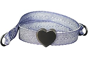 MAISON GIOIELLI FIRENZE NORA PFEIFFER Braccialetto in Tessuto Colorato con Charm in Resina a Forma di Cuore, Bijoux per Donne Bambine e Ragazze