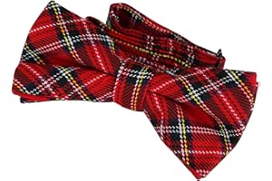 DonDon Papillon Uomo a quadri con gancio - già annodato e regolabile