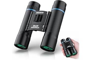 20x25 Klein Fernglas Erwachsene und Kinder - Deesoo Kompakt Fernglas für Jagd – Ultrasharp Ferngläser für Vogelbeobachtung Kreuzfahrt Sportspiele