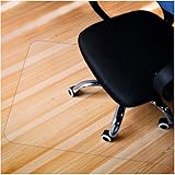 GIOVARA Clear Chair Mat for Hard Floors, 90x120cm (3'x4'), Rectangular, High Impact Strength, Non-Slip, Non-Recycling Materia