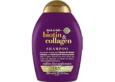 OGX, Shampoo, Thick & Full+ Biotin & Collagen, New Gentle & PH Balanced Formula, 385ml