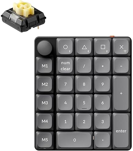 Keychron Q0 Max Wireless Custom Mechanical Numpad, 2.4 GHz