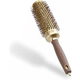 Olivia Garden Expert Blowout Speed Ceramic Round Brush with Extra Long Body for 25% Faster Drying