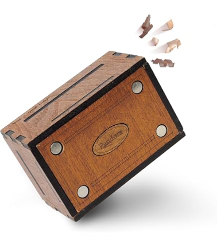 Boîte à Secret Japonaise - 7 Mouvements - Puzzle Box En Bois - NEUVE