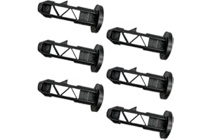 JYTDBCS Wheelie Bin Lid Hinge Pin - 6Pcs 67 * 31MM Wheelie Trash Lid Hinge Pins for 240L Wheelie Trash Bins,bin pins,Wheelie bin Hinge 31mm(Black)