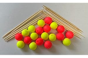 Flies4U 10mm mixed round floating bite strike indicators for fly fishing trout flies x20