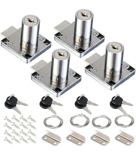 Kit Da 15 Serrature A Cam PATIKIL Da 3/4” Con 2 Chiavi Alike – Impermeabili, Per Armadi, Cassetti, RV E Cassette Postali